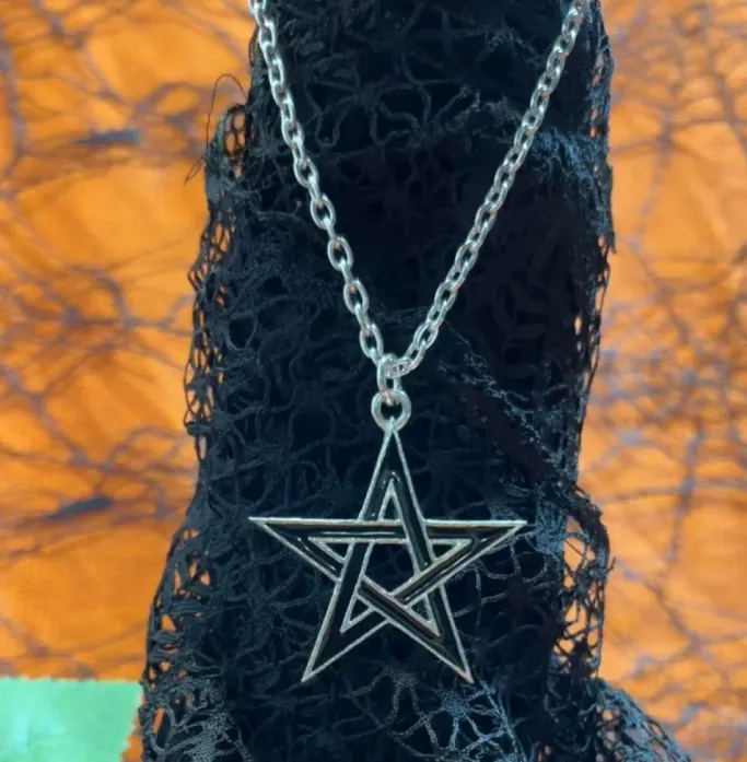 Alchemy Gothic Alchemy Black Star Pentagram Pendant