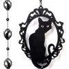 Alchemy Gothic Alchemy Cat Silhouette Wind Chime