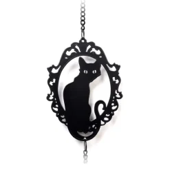 Alchemy Gothic Alchemy Cat Silhouette Wind Chime