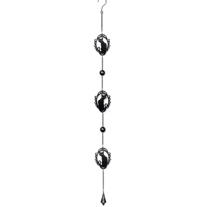 Alchemy Gothic Alchemy Cat Silhouette Wind Chime