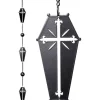Alchemy Gothic Alchemy Coffin Cross Wind Chime