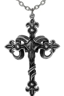 Alchemy Gothic Alchemy Cross of Baphomet Pendant