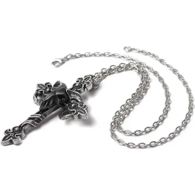 Alchemy Gothic Alchemy Cross of Baphomet Pendant