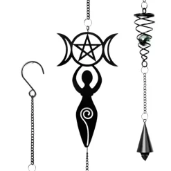 Alchemy Gothic Alchemy Danu Goddess Wind Chime