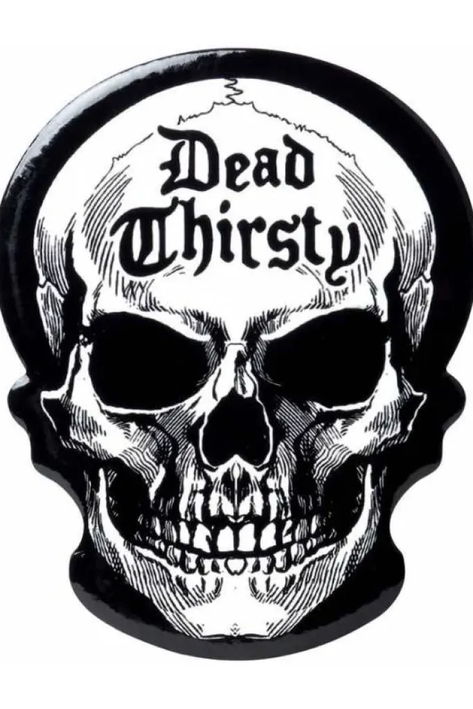 Alchemy Gothic Alchemy Dead Thirsty Skull Coaster
