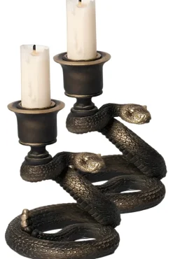 Alchemy Gothic Alchemy Death Rattle Candlestick Pair