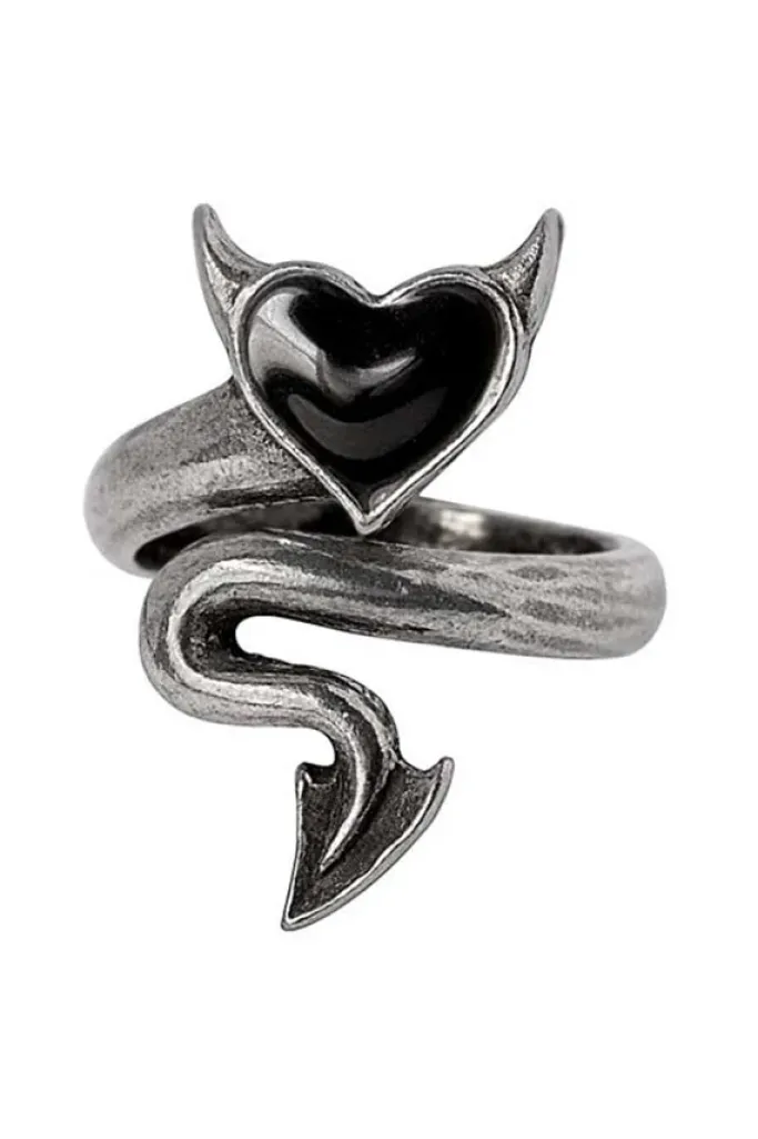 Alchemy Gothic Alchemy Devil Heart Ring