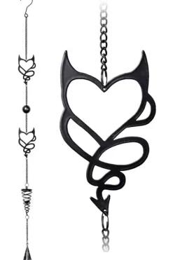 Alchemy Gothic Alchemy Devil Heart Wind Chime