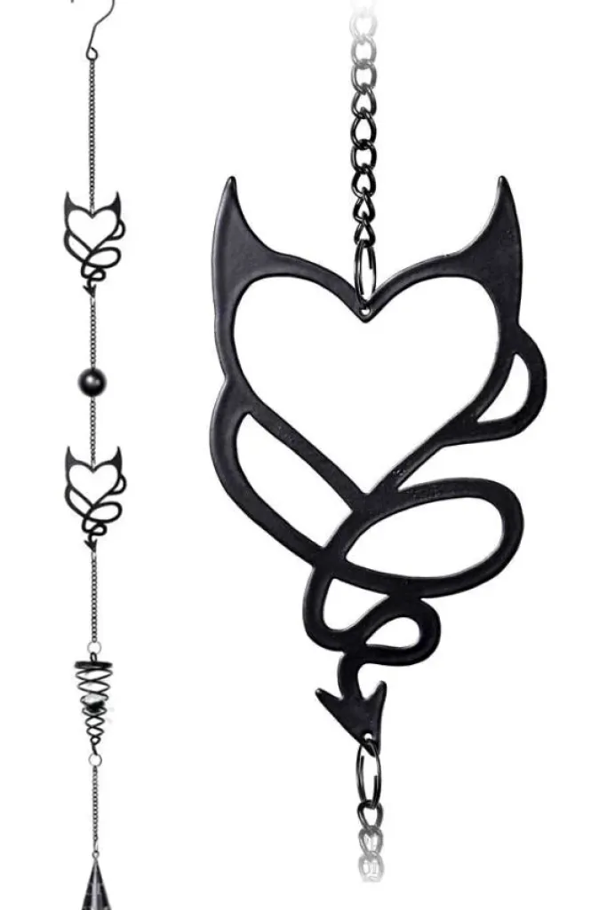 Alchemy Gothic Alchemy Devil Heart Wind Chime
