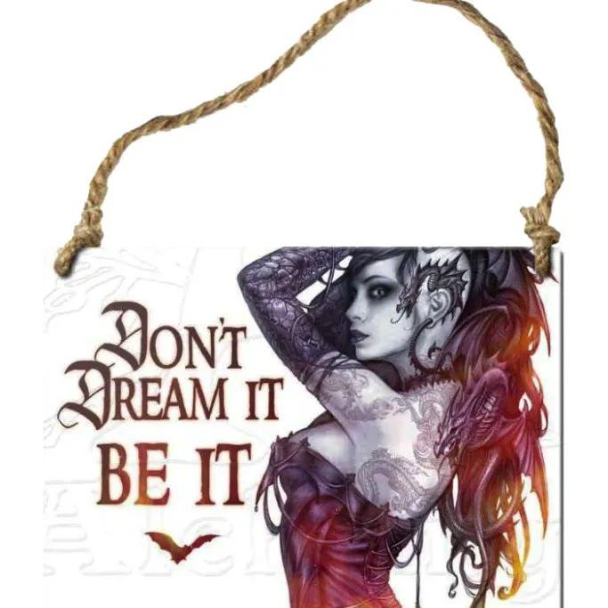 Alchemy Gothic Alchemy Dont Dream It Be It Plaque
