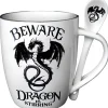 Alchemy Gothic Alchemy Dragon is Stirring Mug and Spoon Set