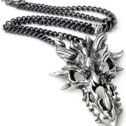 Alchemy Gothic Alchemy Dragon Skull Pendant