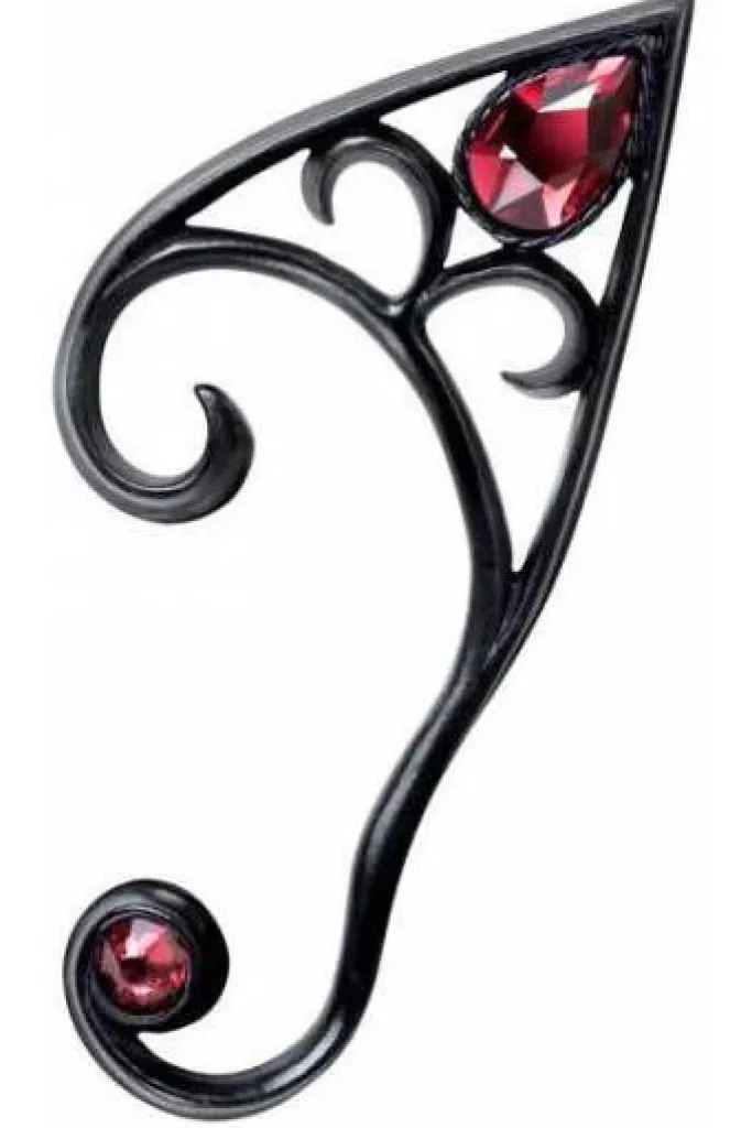Alchemy Gothic Alchemy Elvyn Earwrap Black Left
