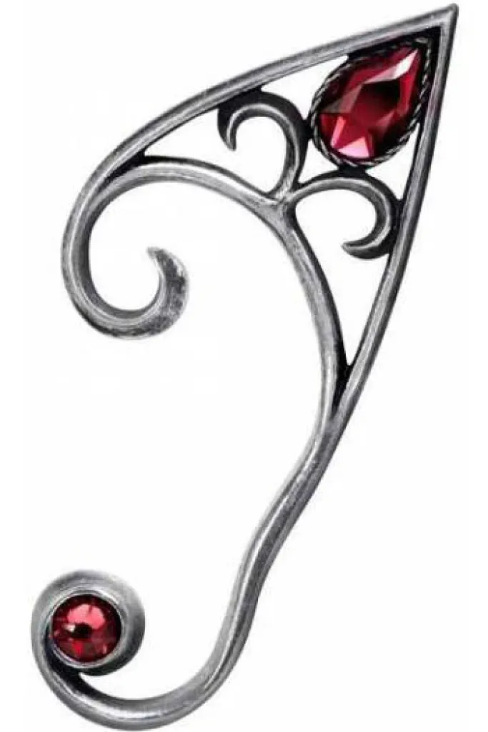 Alchemy Gothic Alchemy Elvyn Earwrap Pewter Left