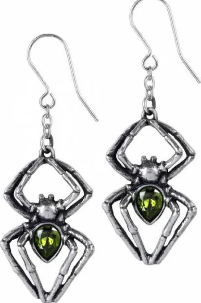 Alchemy Gothic Alchemy Emerald Venom Earrings E428