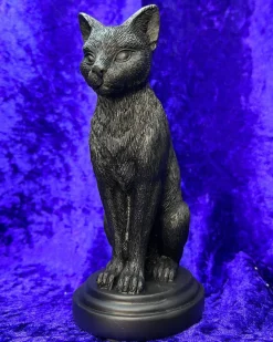 Alchemy Gothic Alchemy Faust's Familiar Cat Candlestick