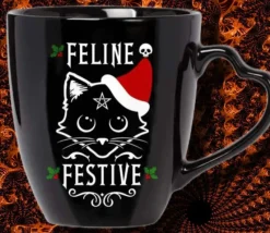 Alchemy Gothic Alchemy Feline Festive Christmas Mug