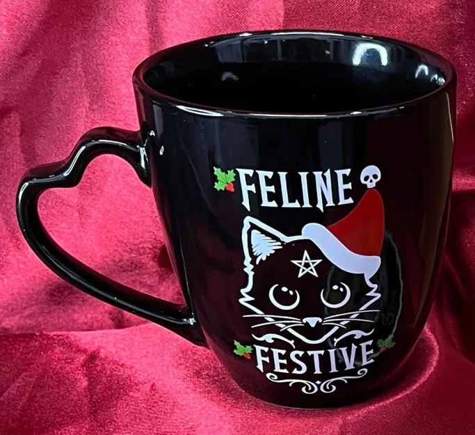 Alchemy Gothic Alchemy Feline Festive Christmas Mug