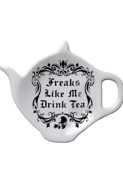 Alchemy Gothic Alchemy Freaks Like Me Drink Tea Spoon Holder Rest