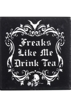 Alchemy Gothic Alchemy Freaks Like Me Drink Tea Coaster