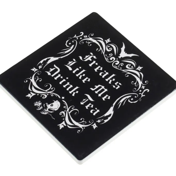 Alchemy Gothic Alchemy Freaks Like Me Drink Tea Coaster