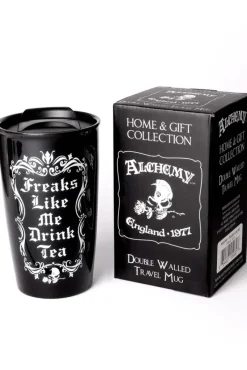 Alchemy Gothic Alchemy Freaks Like Me Drink Tea Travel Mug