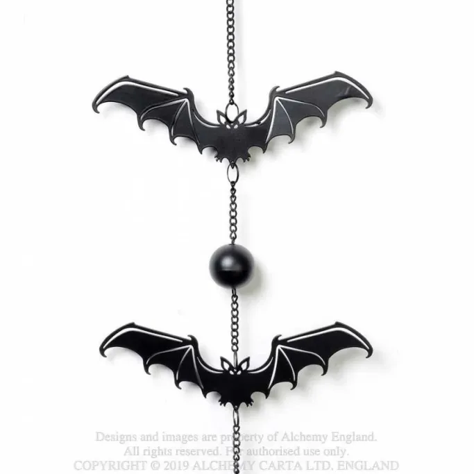 Alchemy Gothic Bat Wind Chime