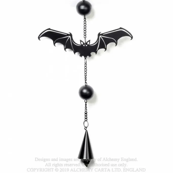 Alchemy Gothic Bat Wind Chime