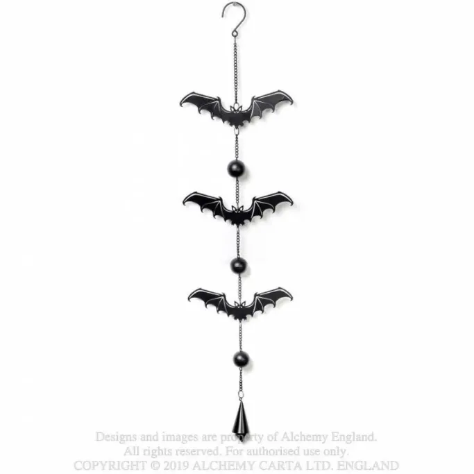 Alchemy Gothic Bat Wind Chime
