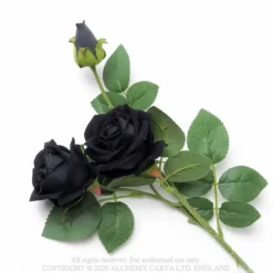 Alchemy Gothic Black Rose Spray