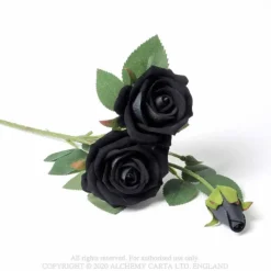 Alchemy Gothic Black Rose Spray