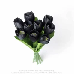 Alchemy Gothic Black Tulips Bunch