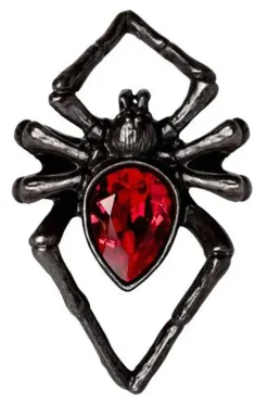 Alchemy Gothic Black Widow Ring