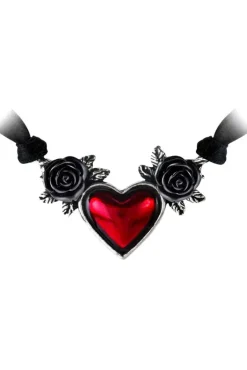 Alchemy Gothic Bloodheart Rose Choker