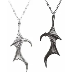 Alchemy Gothic Darkling Heart Friendship Pendants P851