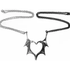 Alchemy Gothic Darkling Heart Friendship Pendants P851
