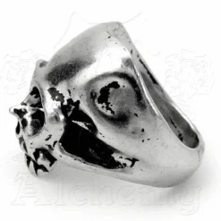 Alchemy Gothic Death Skull Ring R6