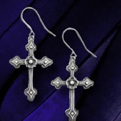 Alchemy Gothic Devotion Crosses Earrings