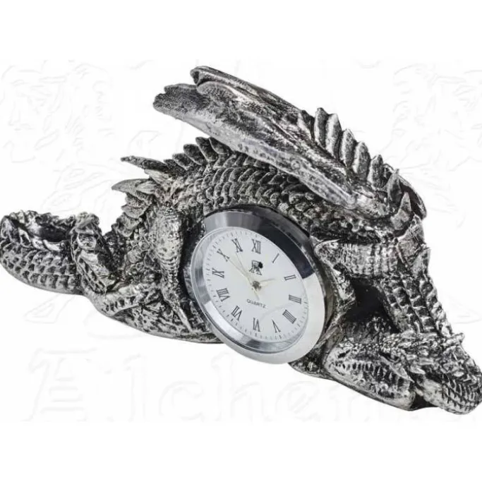 Alchemy Gothic Dragonlore Clock