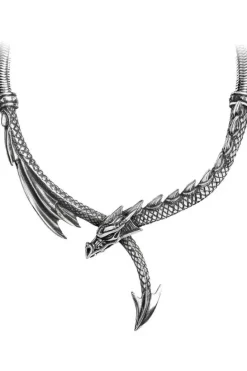 Alchemy Gothic Dragons Lure Necklace P829