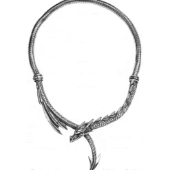 Alchemy Gothic Dragons Lure Necklace P829