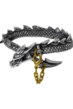 Alchemy Gothic Dragons Lure Bangle A124