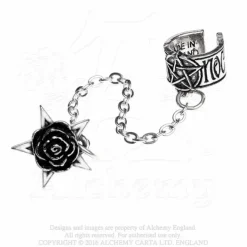 Alchemy Gothic Earring Rosa Nocta Earcuff E382