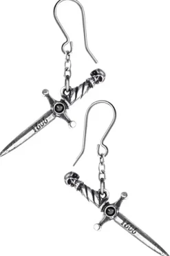 Alchemy Gothic Earrings Hand Of Macbeth E378
