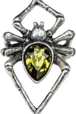 Alchemy Gothic Emerald Venom Ring R222