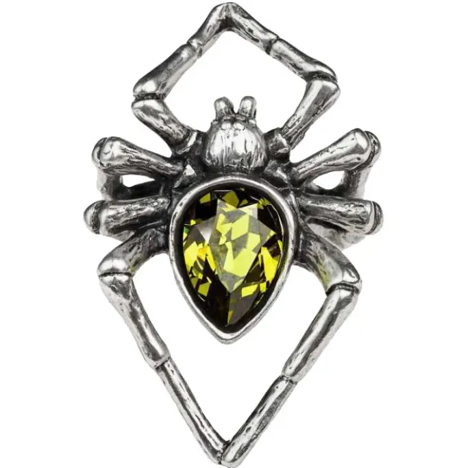Alchemy Gothic Emerald Venom Ring R222