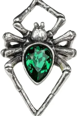 Alchemy Gothic Emerald Venom Ring R222