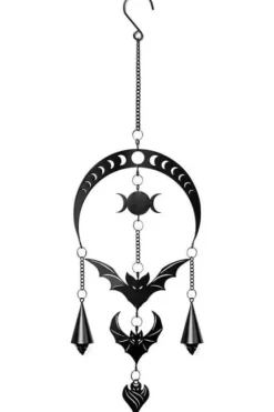 Alchemy Gothic Evilution Moon Phase Wind Chime