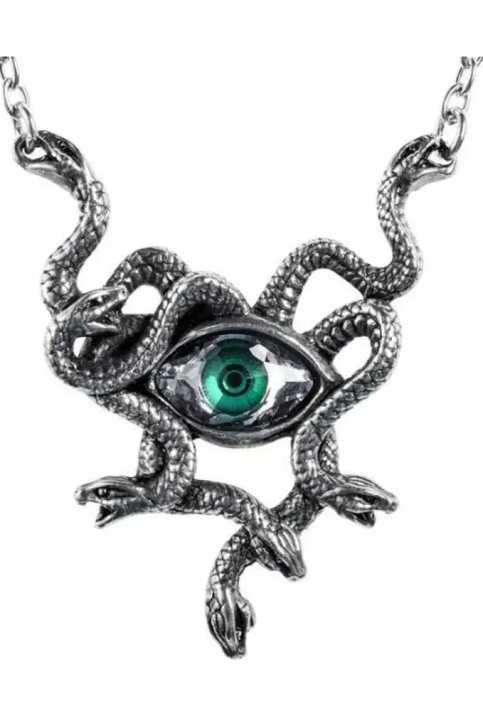Alchemy Gothic Gorgons Eye Pendant
