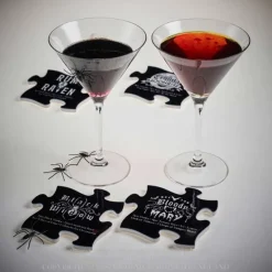 Alchemy Gothic Gothic Cocktail Jigsaw Coasters